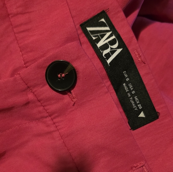 Zara Fuchsia Wide Leg Trousers - Picture 9 of 10